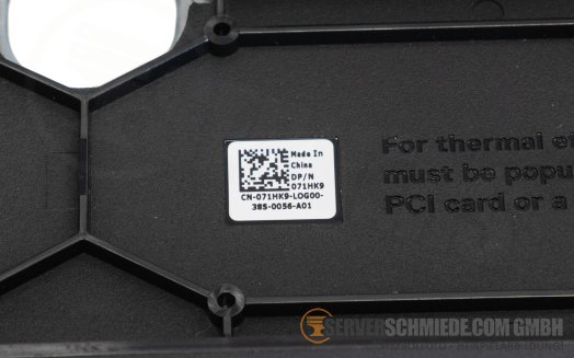 Dell Riser 2 2x x16 (x8 lane) PCIe 4.0 R2A low profile incl. cage R7615 00R7TG 03MPPM