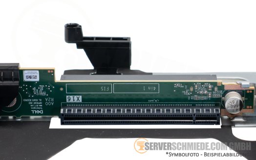Dell Riser 2 2x x16 (x8 lane) PCIe 4.0 R2A low profile incl. cage R7615 00R7TG 03MPPM +NEW+