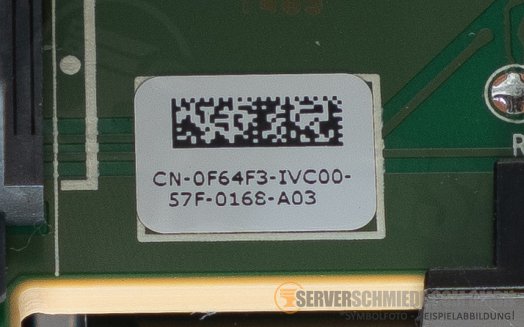 Dell Riser 2 2x x16 (x8 lanes) PCIe 4.0 R2A low profile incl. cage R6615 0F64F3