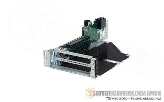 Dell Riser R3B 2x x16 (x8 lane) PCIe 4.0 full profile incl. cage R760 R7615 017JTP 0JGR1Y