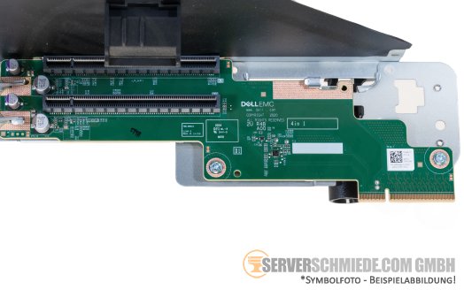 Dell Riser 4 2x x16 (x8 lane) PCIe 4.0 R4B full profile incl. cage R750 R7525 R760 0RK04H 0YMVJ0