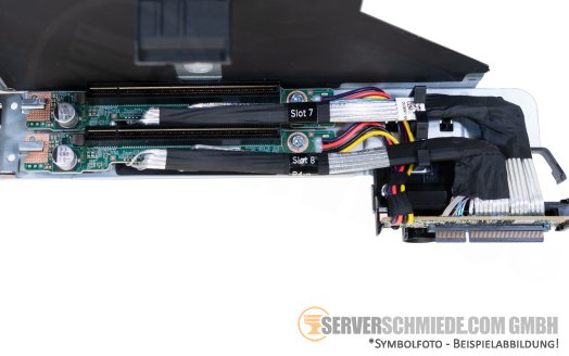Dell Riser R4Q 4 2x x16 (x8 lane) PCIe 5.0 R4Q full profile incl. cage R7615 0W2XPJ 026H63 +NEW+