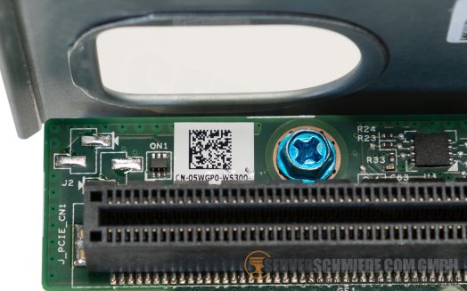 Dell Riser Card 1x x16 PCIe 3.0 Riser 4 incl. cage C6420 0T0K5k 05WGP0