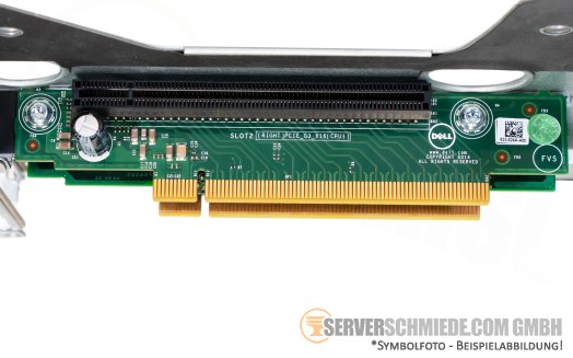 Dell Riser Card 2x x16 PCIe 3.0 Riser LP + FP incl. cage R430 07N2YT