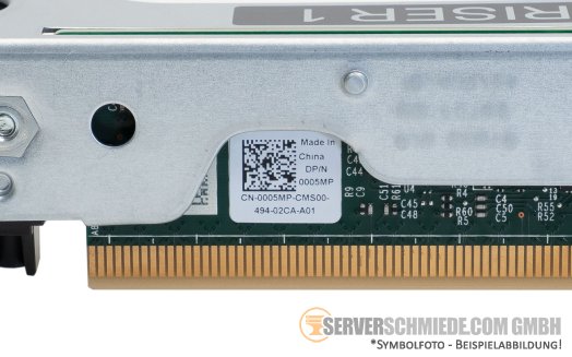 Dell Riser R1A 1x x16 PCIe 4.0 LP low profile incl. cage R660xs 0005MP