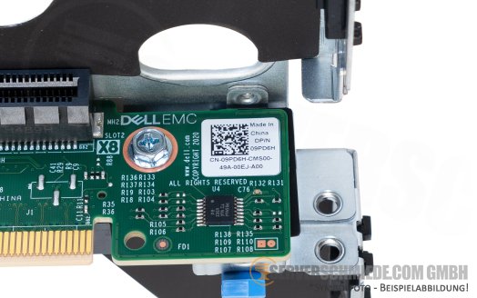 Dell Riser R1a + R2a 1x x16 + 2x x8 PCIe 4.0 Config 1 LP low profile R660xs 540-BDXR +NEW+