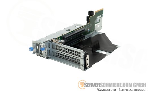 Dell Riser R1B 2x x16 (x8 lanes) PCIe 4.0 FP full profile incl. cage R760 01G7GK