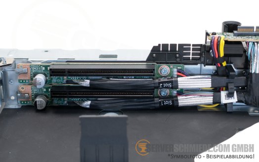 Dell Riser R1Q 2x x16 (x8 lanes) PCIe 5.0 FP full profile incl. cage R760 09DDCC 0Y8VPW