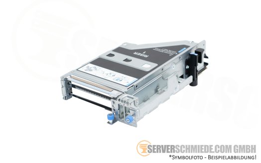 Dell Riser R1Q 2x x16 (x8 lanes) PCIe 5.0 FP full profile incl. cage R760 09DDCC 0Y8VPW