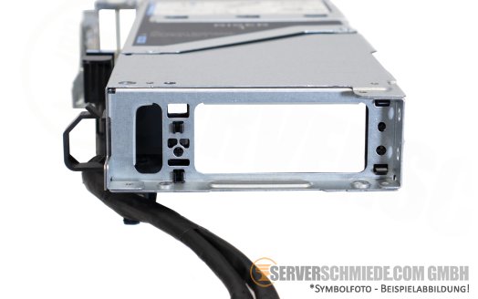 Dell Riser R1T 1x x16 PCIe 5.0 FP full profile GPU incl. cage R7615 0WJGW7 +NEW+