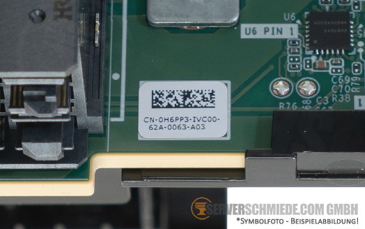 Dell Riser R2A Primary Riser board card 2x x16 PCIe 4.0 LP low profile incl. cage R660 R650 0H6PP3
