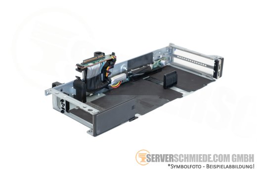 Dell Riser R4P 1x x16 PCIe 5.0 FP full profile GPU incl. cage R760 R7615 0W2XPJ 05H2GJ +NEW+