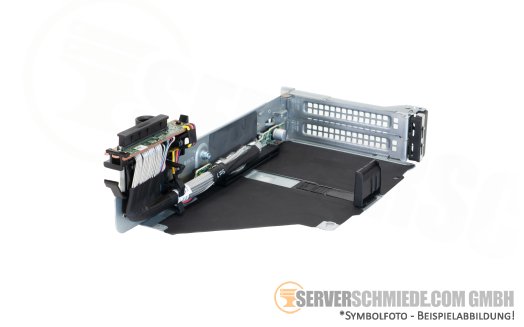 Dell Riser R4P 1x x16  PCIe 5.0 FP full profile incl. cage R760 R7615 0535MN +NEW+