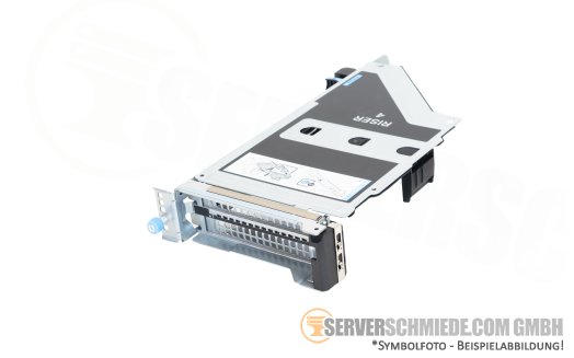 Dell Riser R4P 1x x16  PCIe 5.0 FP full profile incl. cage R760 R7615 0535MN +NEW+