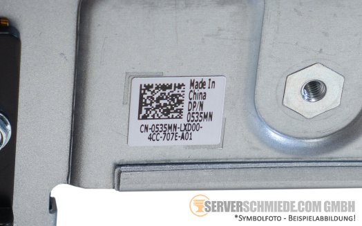 Dell Riser R4P 1x x16 PCIe 5.0 FP full profile incl. cage R760 R7615 0W2XPJ 0535MN +NEW+