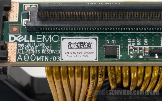 Dell Riser R4R 2x x16 (1x x8 lanes) PCIe 5.0 FP full profile incl. cage R760 08KRR5