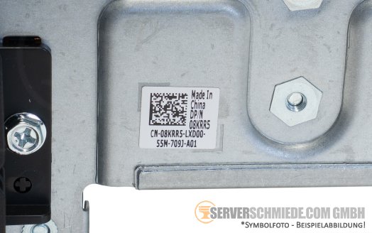Dell Riser R4R 2x x16 (1x x8 lanes) PCIe 5.0 FP full profile incl. cage R760 08KRR5