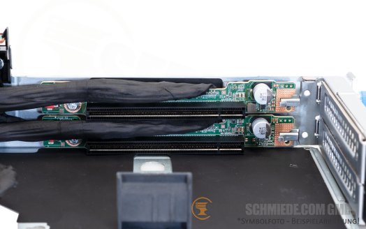 Dell Riser R4S 2x x16 PCIe 5.0 FP full profile incl. cage R7615 0TTFX7 +NEW+