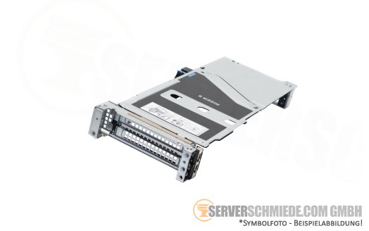 Dell Riser R5B 1x x16 PCIe 5.0 FP full profile GPU incl. cage R7715 086YNW +NEW+