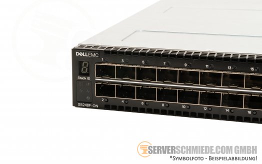 DELL S5248F-ON OS10 48x 10Gb 25Gb SFP28 + 4x 100Gb 2x 200Gb QSFP28 Ethernet Network 19