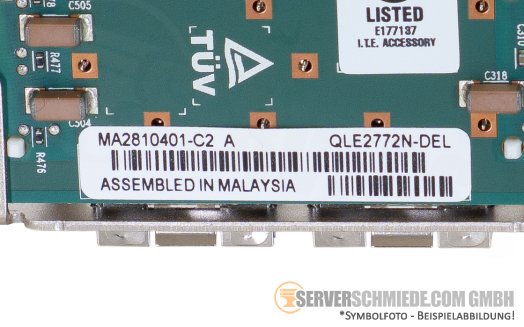 Dell SanBlade Qlogic 2x 32Gb FC QLE2772 PCIe 4.0 x8 Fibre Channel Controller HBA 0YM4FH