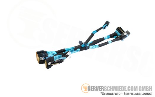 Dell SAS cable 4x SFF-8654 gerade to 4x SFF-8654 winkel R7525 0CT8G0