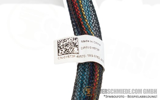 Dell SAS-Kabel 25cm SFF-8087(gerade) SFF-8087(gewinkelt) Dell PowerEdge R510 0Y673P