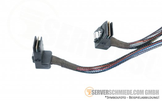 Dell SAS Kabel 80cm 2x SFF-8087 gerade  zu 2x SFF-8087 winkel 0C2X59