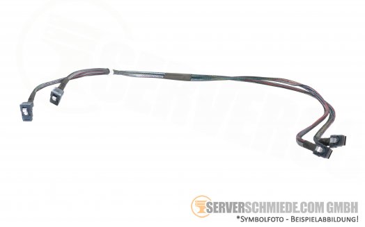 Dell SAS Kabel 80cm 2x SFF-8087 gerade  zu 2x SFF-8087 winkel 0C2X59