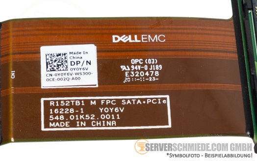 Dell SATA NVMe Kabel cable Ribbon Backplane to Mainboard M640 Blade 0Y0Y6V