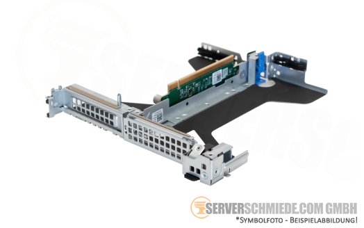 Dell Secondary Riser 1x x16 LP PCIe 4.0 incl. cage R450 R650xs 05NV48 0Y5N80