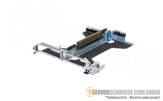 Dell Secondary Riser 2x x16 (x8 lanes) LP PCIe 4.0 incl. cage R450 R650xs 0RXMT7 09PD6H