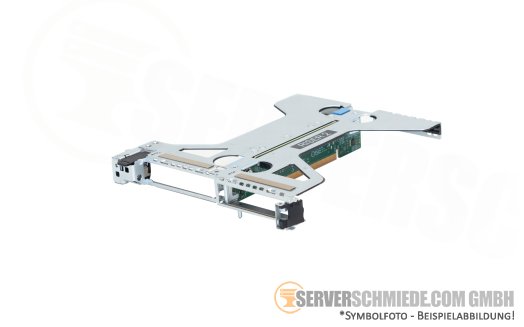 Dell Secondary Riser 2x x16 (x8 lanes) LP PCIe 4.0 incl. cage R450 R650xs 0RXMT7 09PD6H