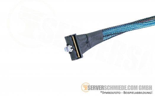 Dell T640 8x LFF PERC H750 H350 SAS Kabel 1x SFF-8654 winkel to 2x SFF-8087 gerade 0D7YJ7