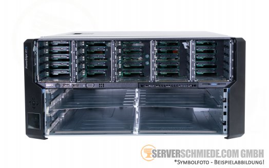 Dell VRTX 4x M630 M640 Blade Server Chassis Enclosure 25x 2,5" SFF Storage 4x PSU 4x FAN MGMT