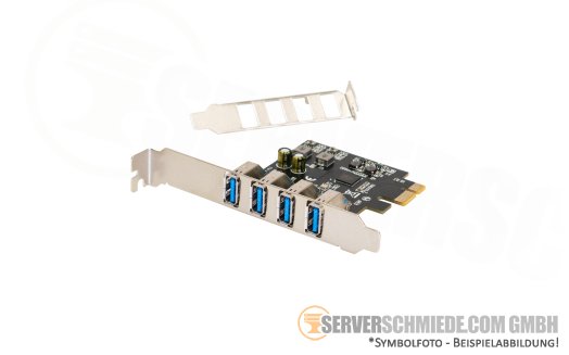 Delock PCIe x1 3.0 Gen1 4x extern USB 3.2 Typ-A Controller 90304