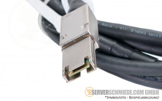 EMC 3m extern 12G SAS Kabel cable 1x SFF-8644 to 1x SFF-8088 Storage Tape Library 038-000-150-00