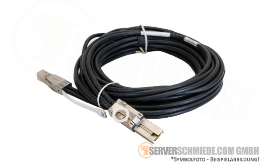 EMC 5m extern 12G SAS Kabel cable 1x SFF-8644 to 1x SFF-8088 Storage Tape Library 038-003-813
