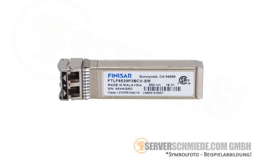 EMC Finisar 16Gb FC FibreChannel Transceiver GBIC SR SFP+ 850nm Dell Emulex  FTLF8529P3BCV-EM