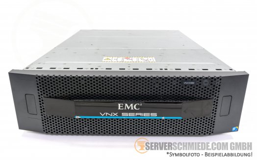 EMC VNX5300 STPE15 15x 3,5" LFF Storage with VAULT drive 5x 600GB 15k 2x Controller with 8Gb FC