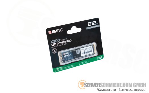 Emtec X300 512GB M.2 2280 NVMe SSD +NEW+