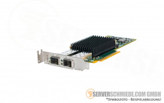 Emulex 2x 16Gb FC LPE16002 Dual Port FibreChannel Storage HBA PCIe 8x Controller