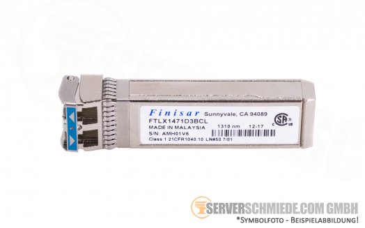 Finisar 10Gb SFP+ Optical LC/LC LWL Transceiver 1310nm FTLX1471D3BCL