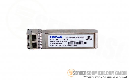 Finisar 10Gb SFP+ Transceiver 850nm  FTLX8571D3BCV 21CFR1040.10