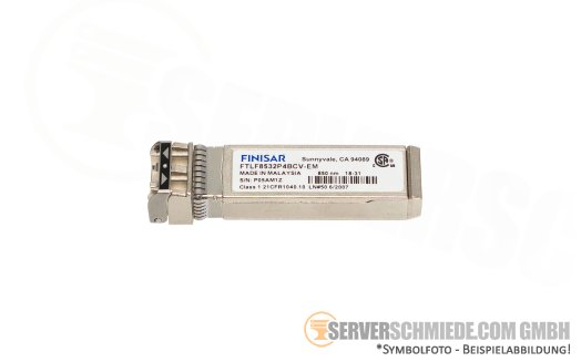 Finisar Emulex E32Gb FC FibreChannel Transceiver GBIC SR Multi-Mode 300m SFP+ 850nm FTLF8532P4BCV-EM