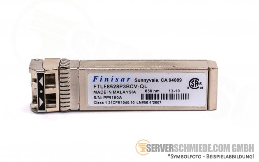 Finisar GBIC 8Gb SFP+ Transceiver 850nm SR FTLF8528P3BCV-QL SFP+ 94089