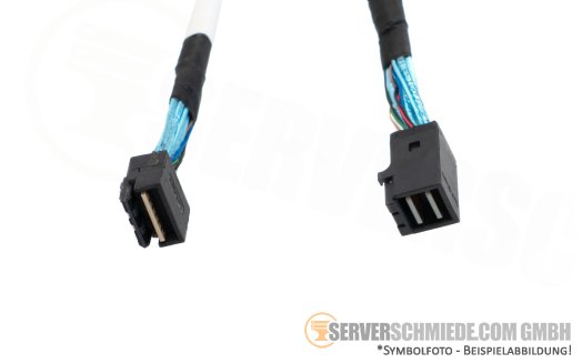 Fujitsu 100cm SAS Kabel cable 1x SFF-8654 4i gerade to 1x SFF-8643 gerade RX2540 M7 CA05973-8344