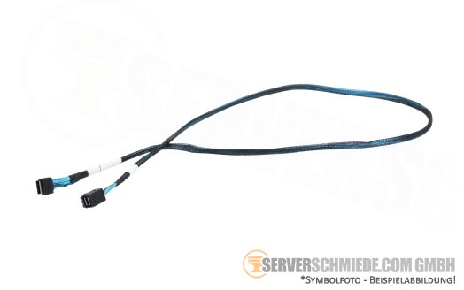 Fujitsu 100cm SAS Kabel cable 1x SFF-8654 4i gerade to 1x SFF-8643 gerade RX2540 M7 CA05973-8344