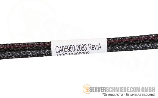 Fujitsu 100cm SATA ODD Kabel 1x SATA Slimline gerade to 1x SATA + Power 2-pin gerade RX2530 M6 CA05950-2083