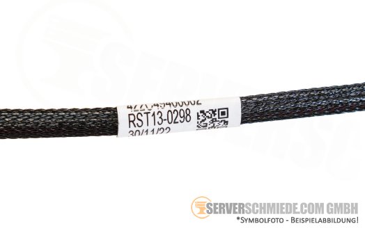 Fujitsu 100cm SATA ODD Kabel 1x SATA Slimline gerade to 1x SATA + Power 2-pin gerade RX2530 M6 CA05950-2083